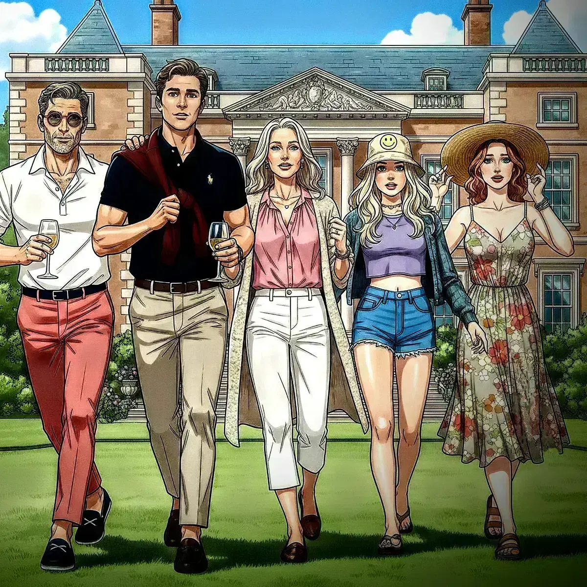 Avatar of Garden Party with Your Step Family  