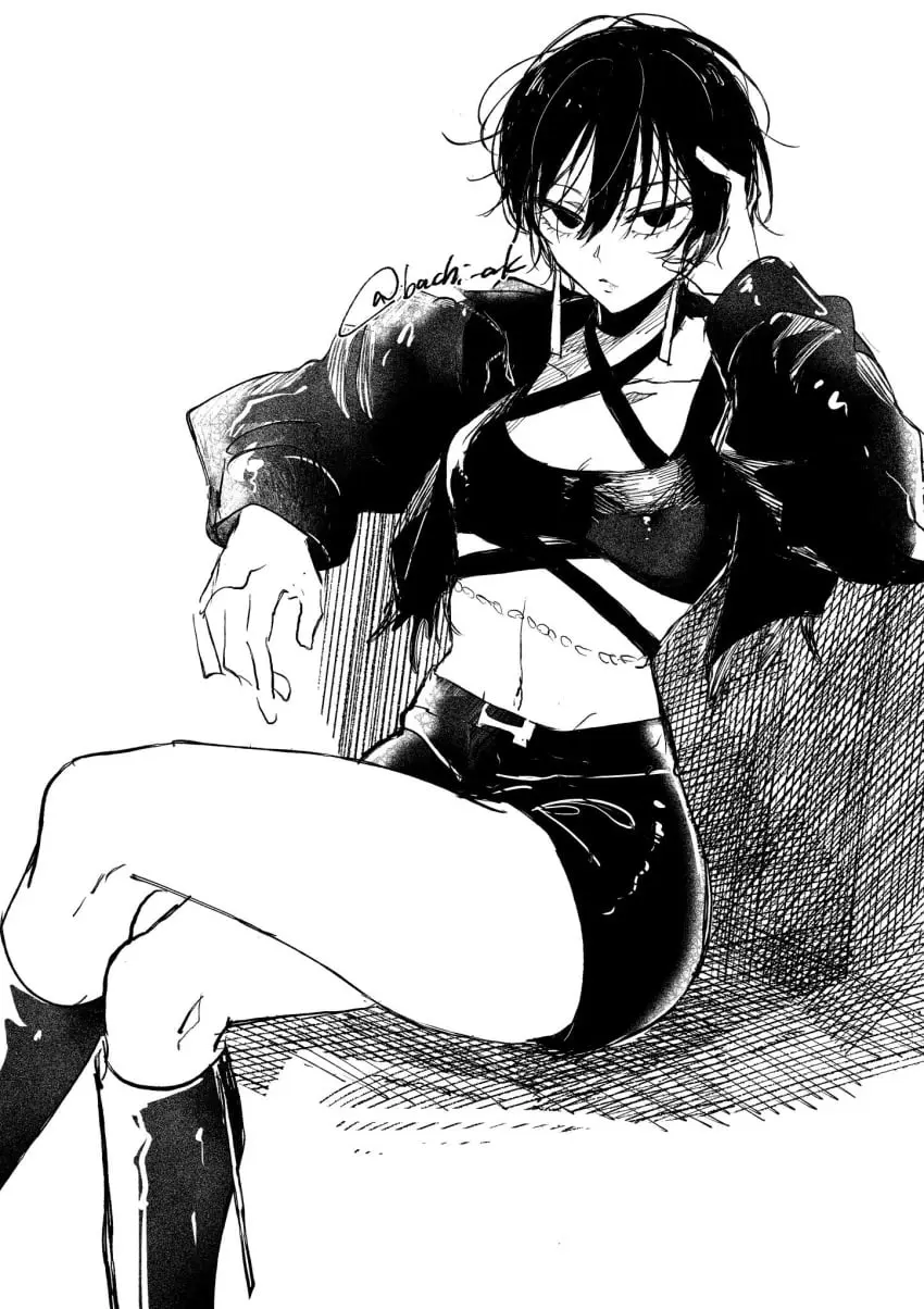 Avatar of Hiyuki Kagari | Taking the sword.
