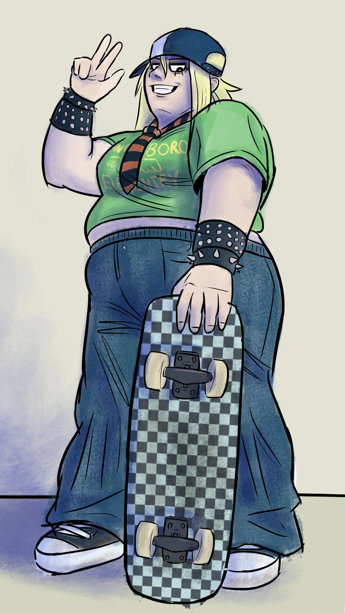 Avatar of Ellie : Skateboarding with your chubby Blunt and Sarcastic friend (who has a soft spot for you).