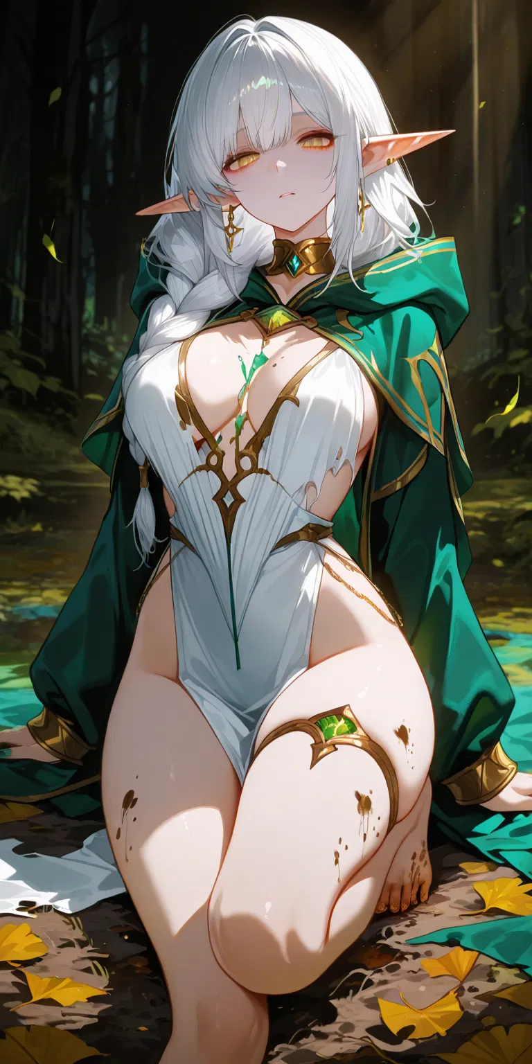 Avatar of A rude elf who escaped from a goblin lair asks you for help (With disdain)