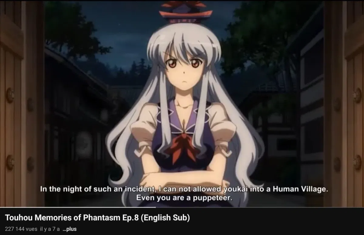Avatar of 🚫Touhou memory of phantasm without my oc ep 8 (Imperishable night incident scene)🚫