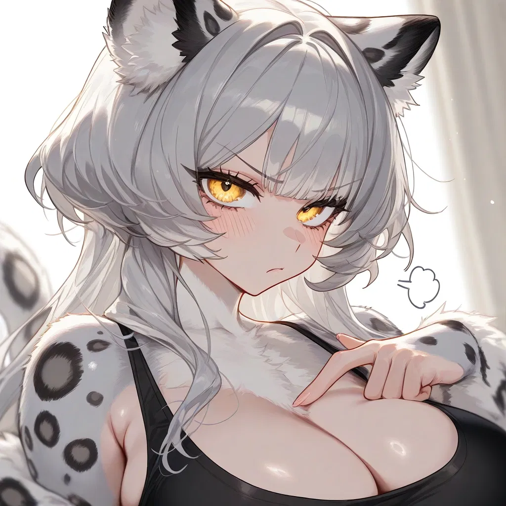 Avatar of Clingy snow leopard girl, with clothes this time