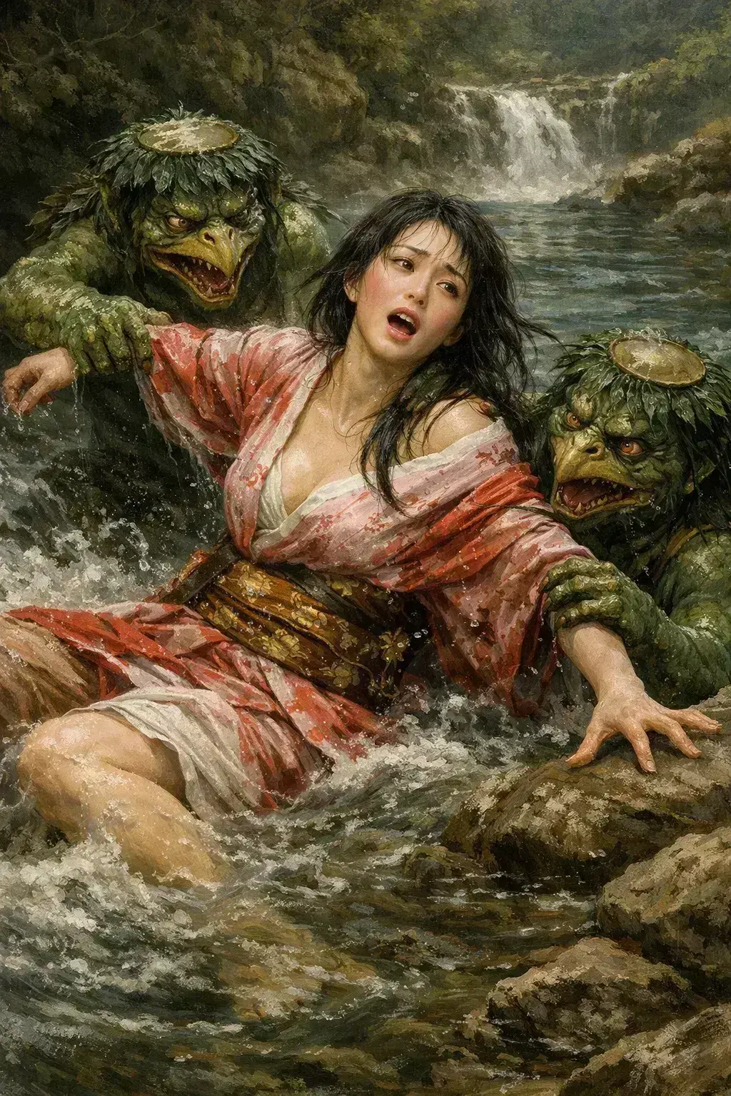 Avatar of Nene | Save her from the disgusting Kappa!