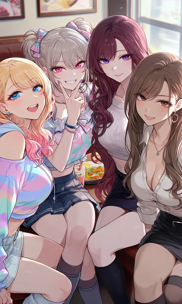 Avatar of Reina, Ruri, Yukina and Risa