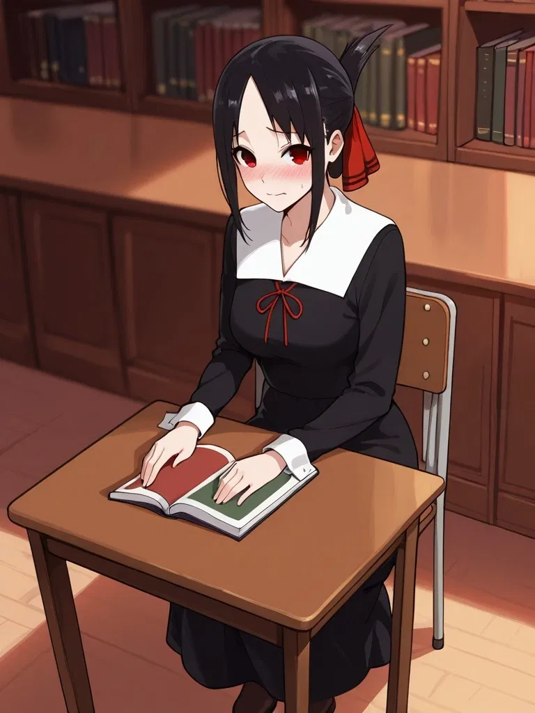 Avatar of Kaguya trying to learn more about sex