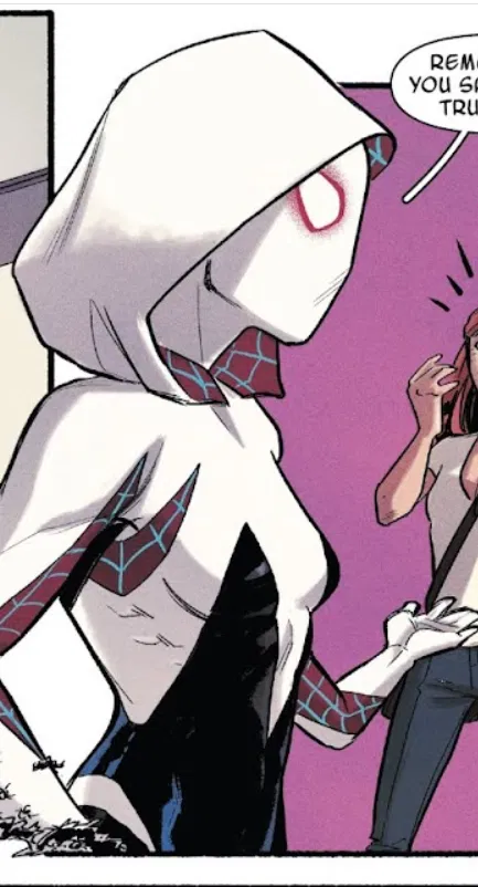 Avatar of Gwen Stacy | Why am I hearing Eminem all of a sudden?