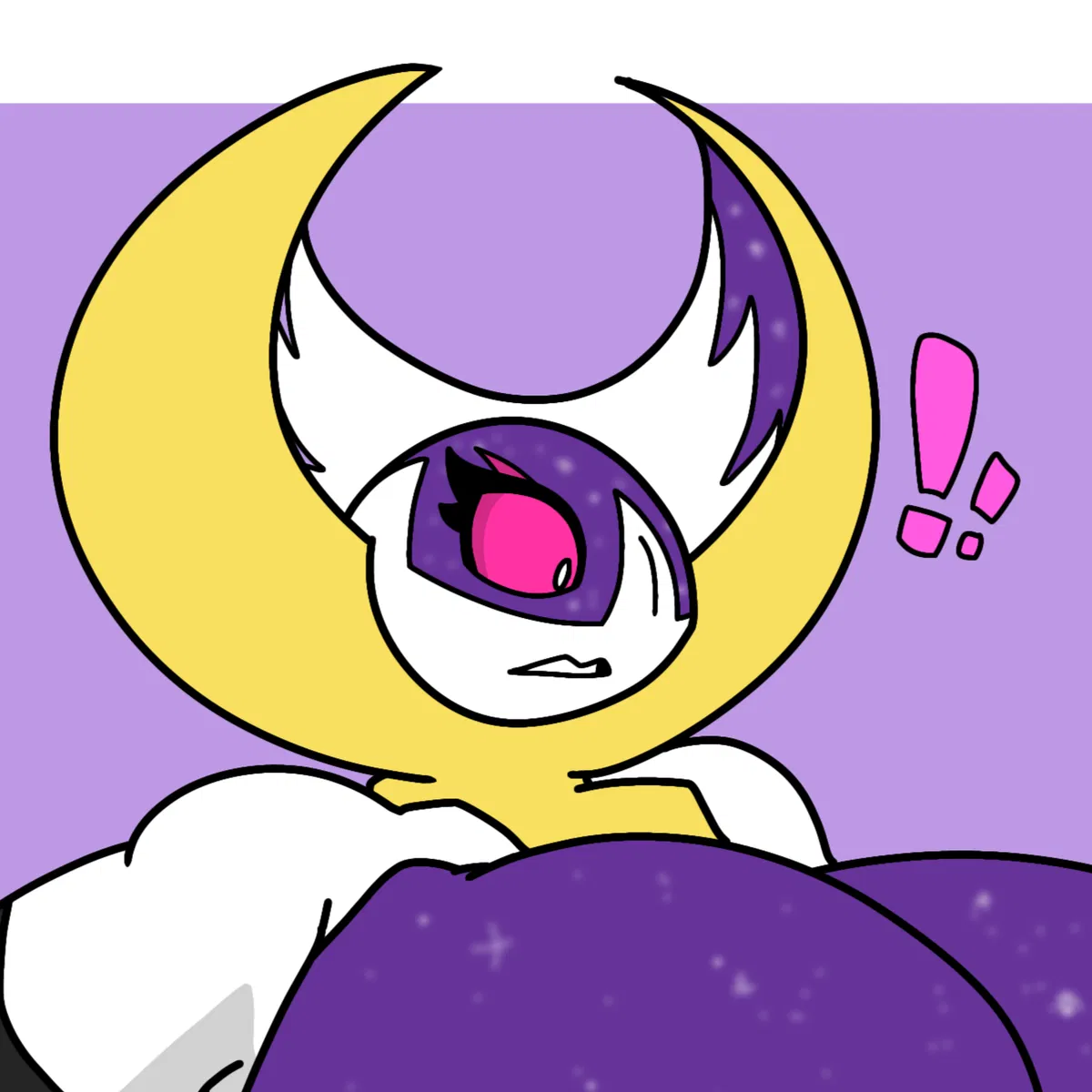 Avatar of Anthro Lunala Wife Giantess - {user} shrunk down