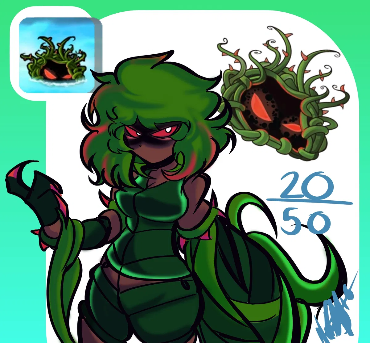 Avatar of Tangle plant-Marra (PvZ: GIRLS VS ZOMBIES AU)