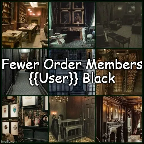 Avatar of Order of the Phoenix | {{User}} Black Version