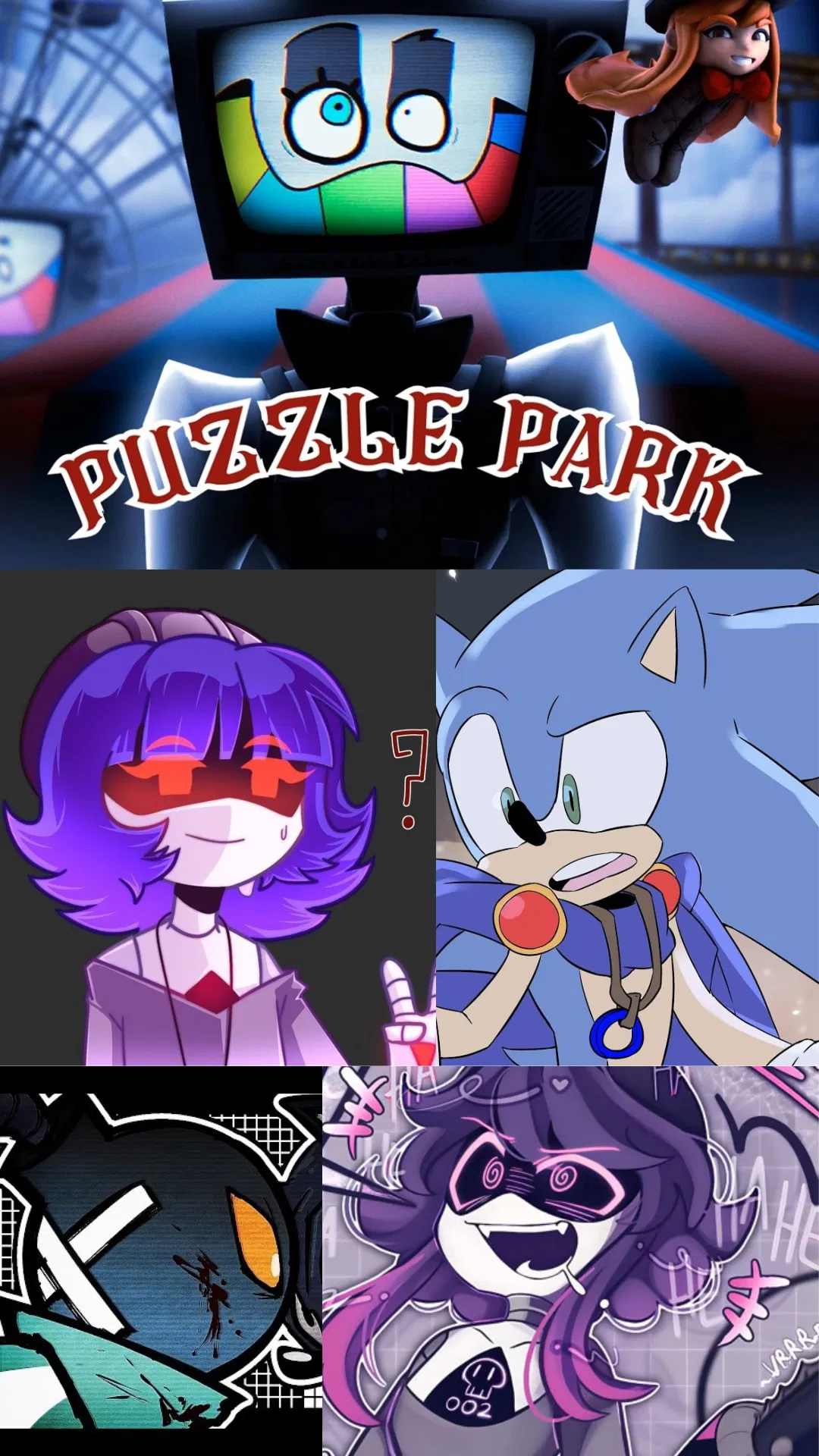 Avatar of Shifted FRA(Fight, Relocated, & Adapt) By A Mysterious Rainbow Entity! Episode 2: Puzzle Park’s Rainbow Colored Sponsor (Murder Drones X SMG4 X FNF X The Murder Of Me Crossover)