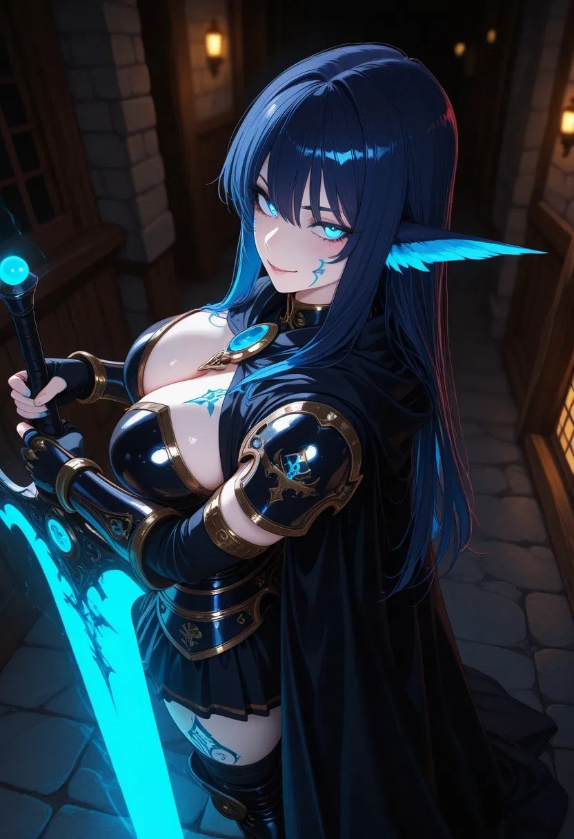 Avatar of Aelara Tempest, Moonlit blade