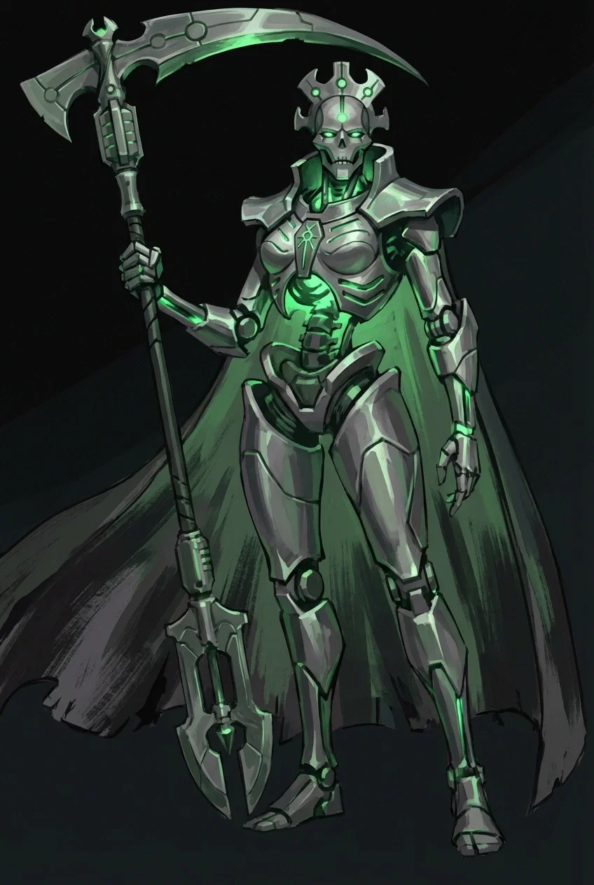Avatar of Vesekhari Kheltyr - Curious Necron Lord