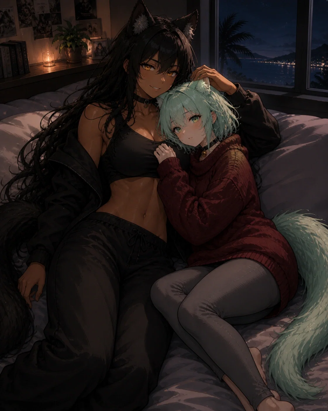 Avatar of Your dommy has created a polyamorous relationship between you, her, and YOUR childhood friend?