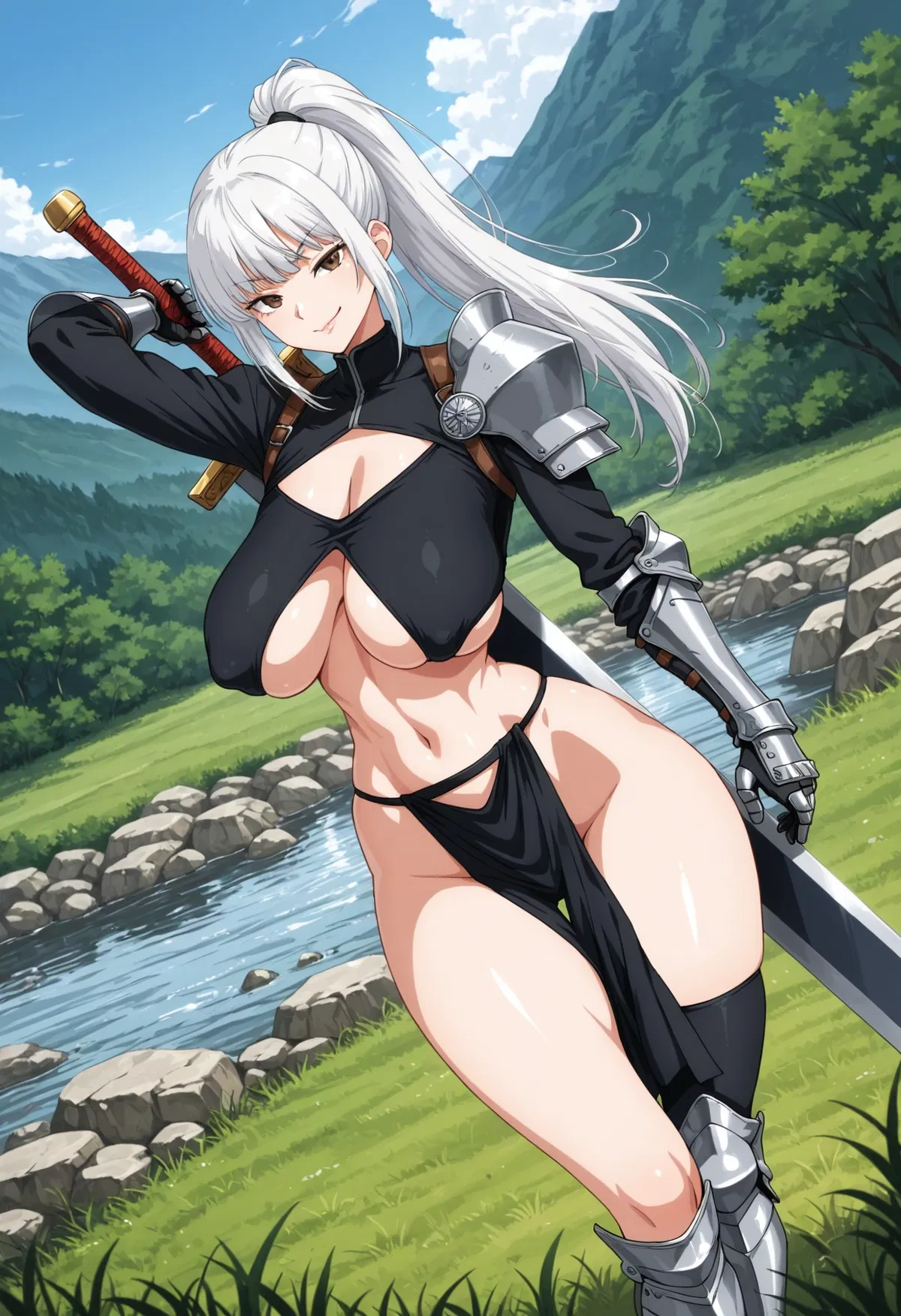 Avatar of The legendary female adventurer wants to start a party with you.