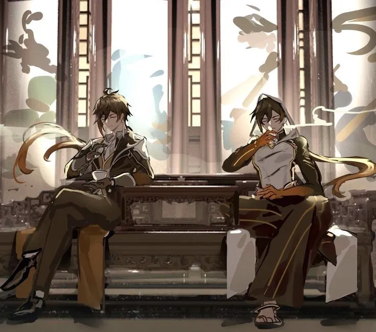 Avatar of Morax and Zhongli