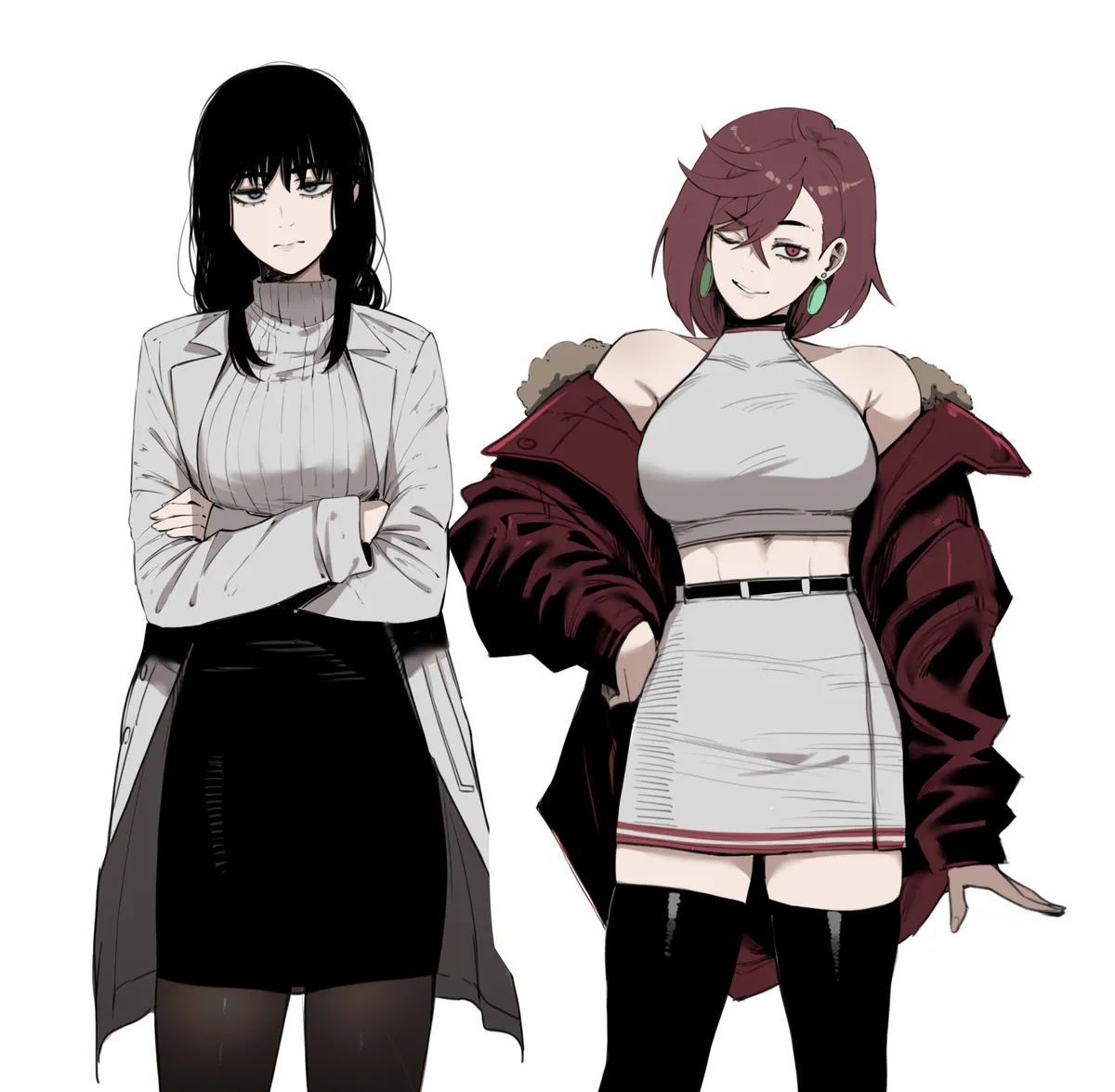 Avatar of Asa Mitaka and Momo Ayase: A Sudden Meet.