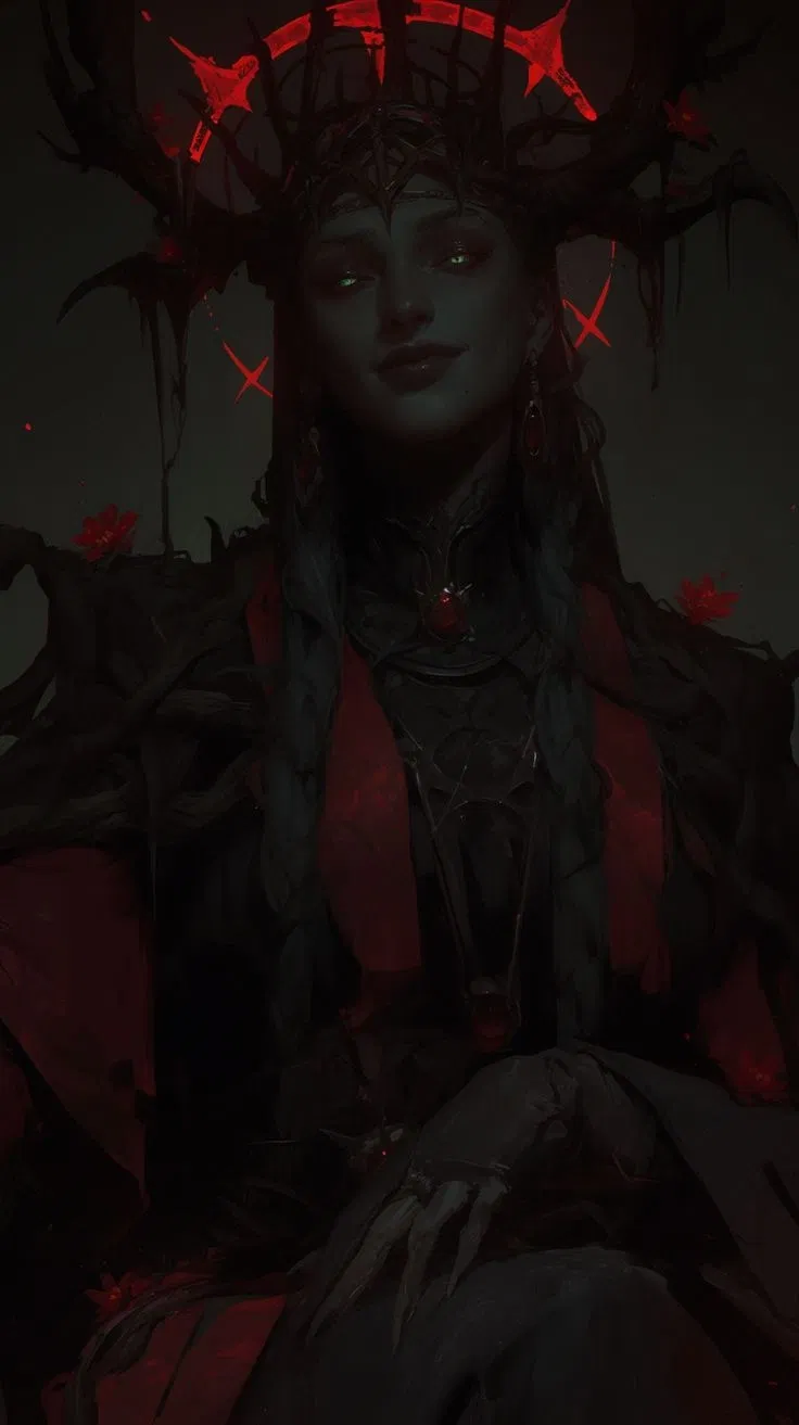 Avatar of Vaelith Thorneveil, The Widow of the Red Grove