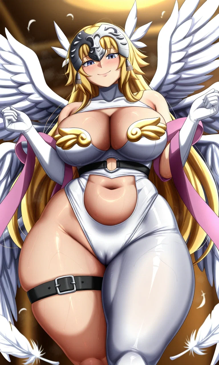 Avatar of Your older sister dresses up as Angewomon to help you relax