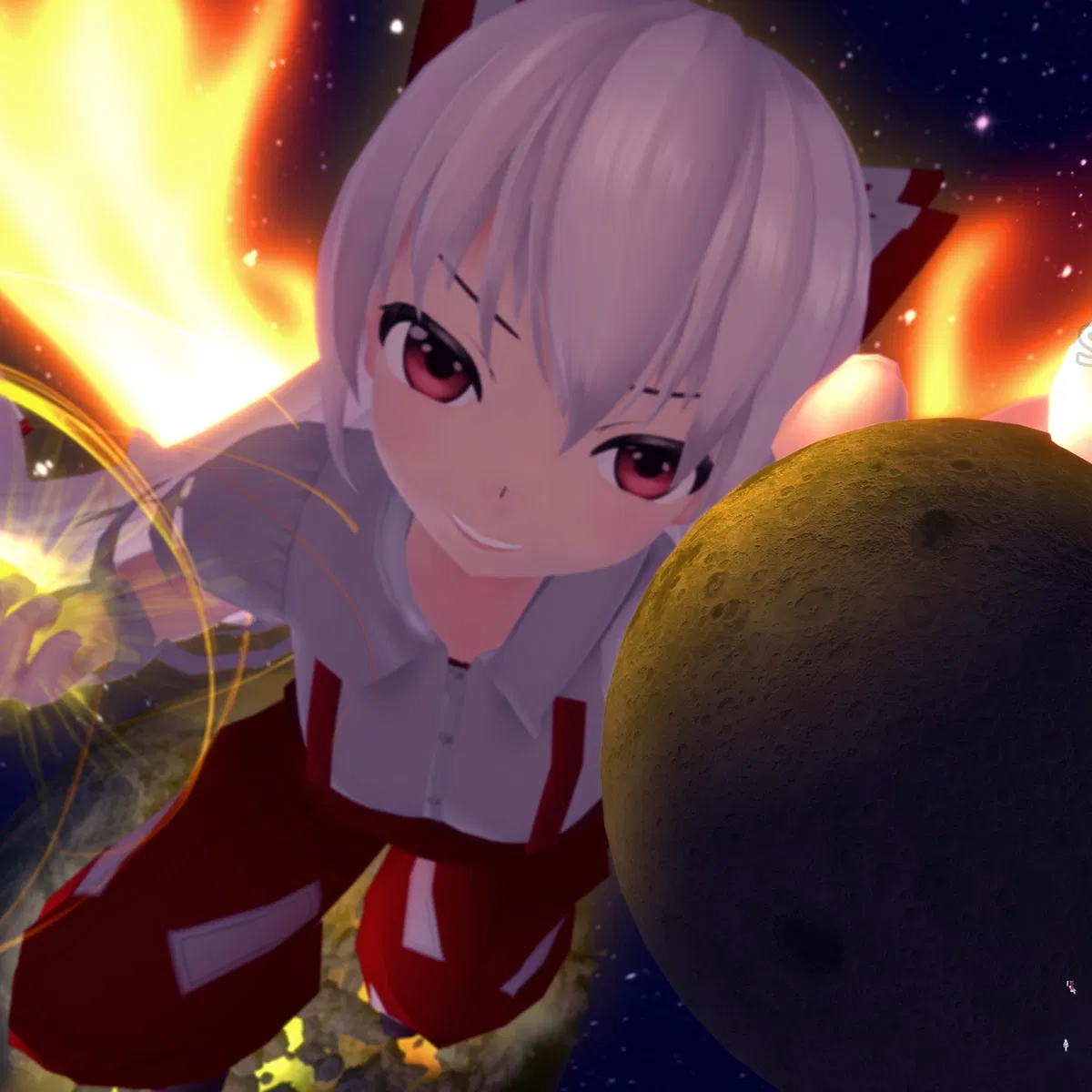 Avatar of Giantess Fujiwara No Mokou | Reach for the Moon! Wait no don't literally-