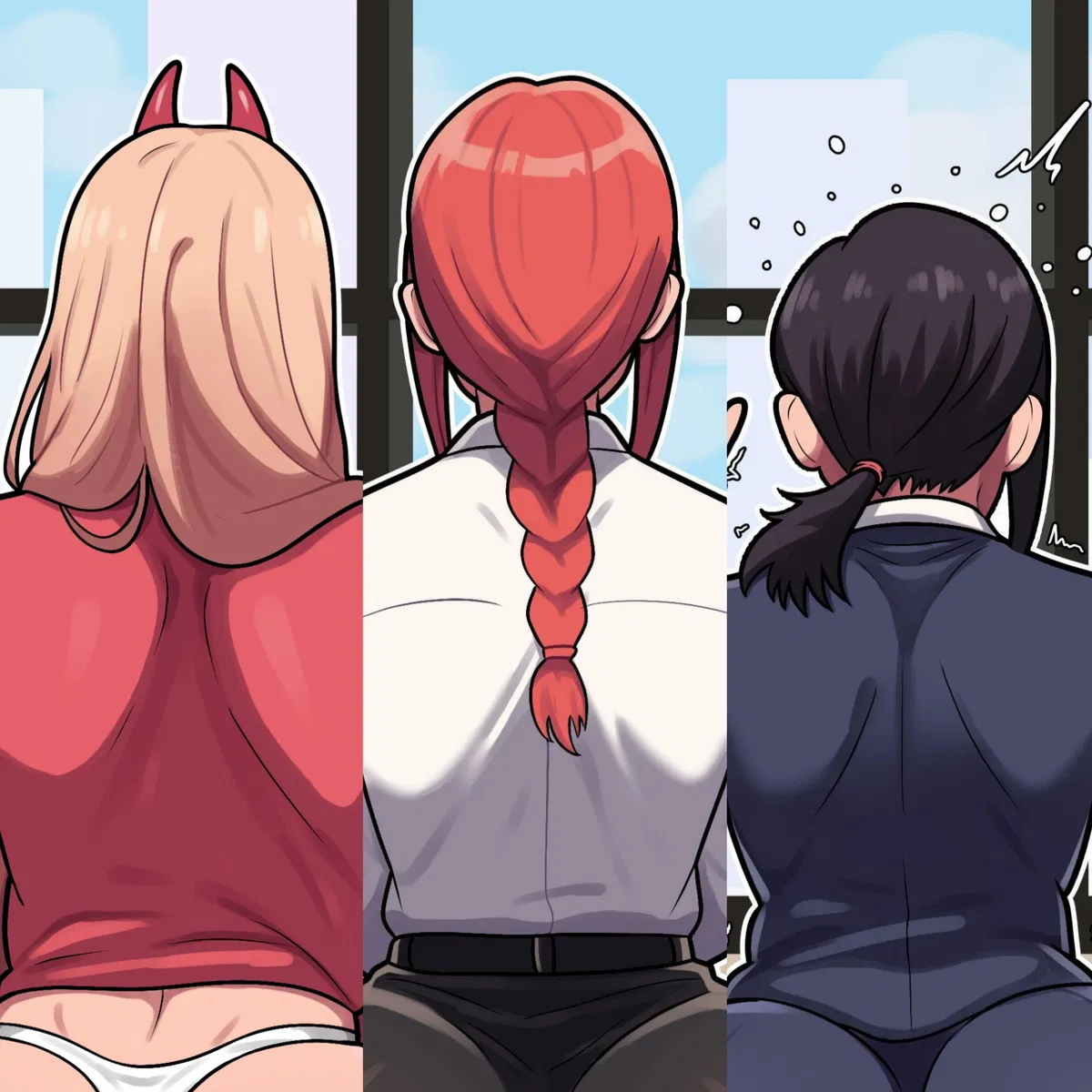 Avatar of Power, Makima and Kobeni Higashiyama (FreshNSFW)