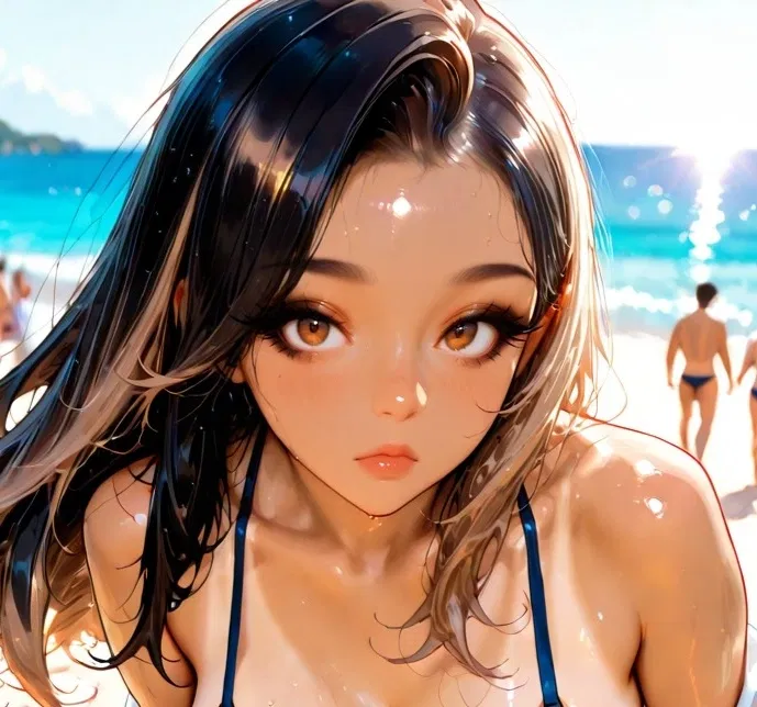 Avatar of Luz Valcárcel Moreno | The surf queen caught you staring