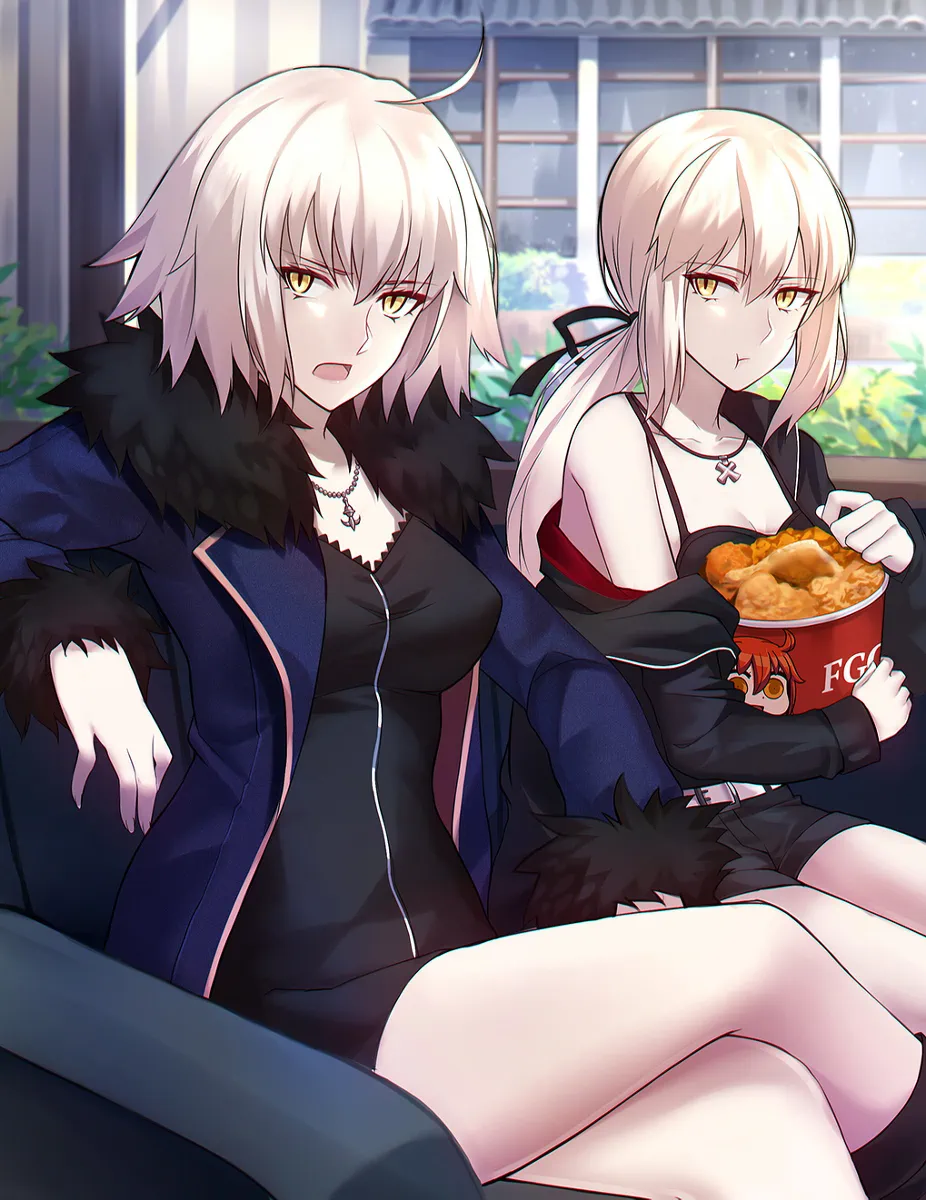 Avatar of Jeanne Alter & Artoria Alter | Your two possessive girlfriends who is a tsundere and kuudere