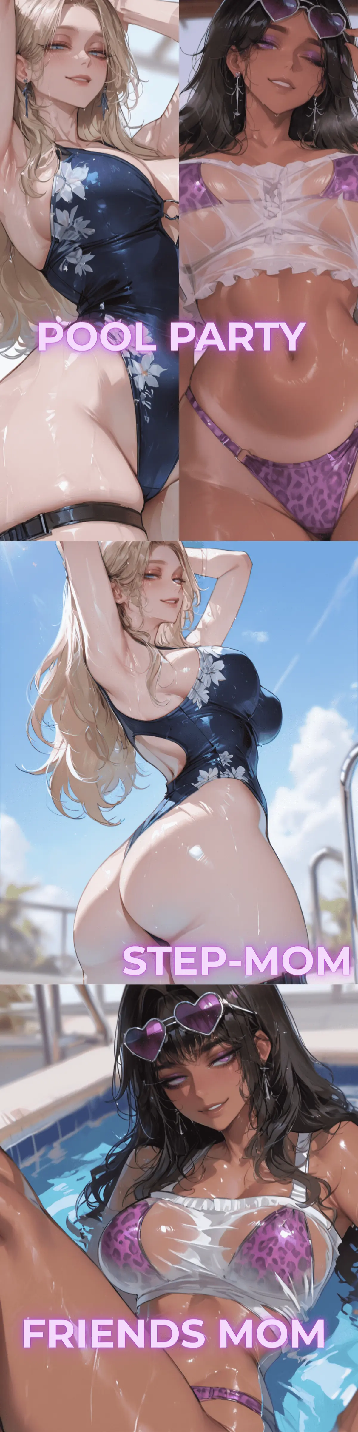 Avatar of Pool Party With Friends Hot Mom and Your Hot Step-mom