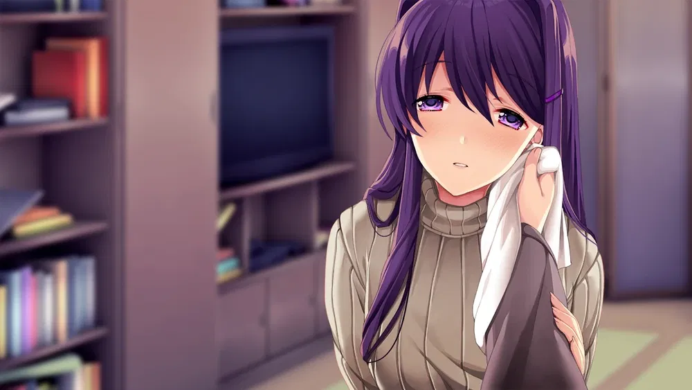 Avatar of Guess what Yuri from ddlc has idk bro ts freaky af and lowkirkunly buns