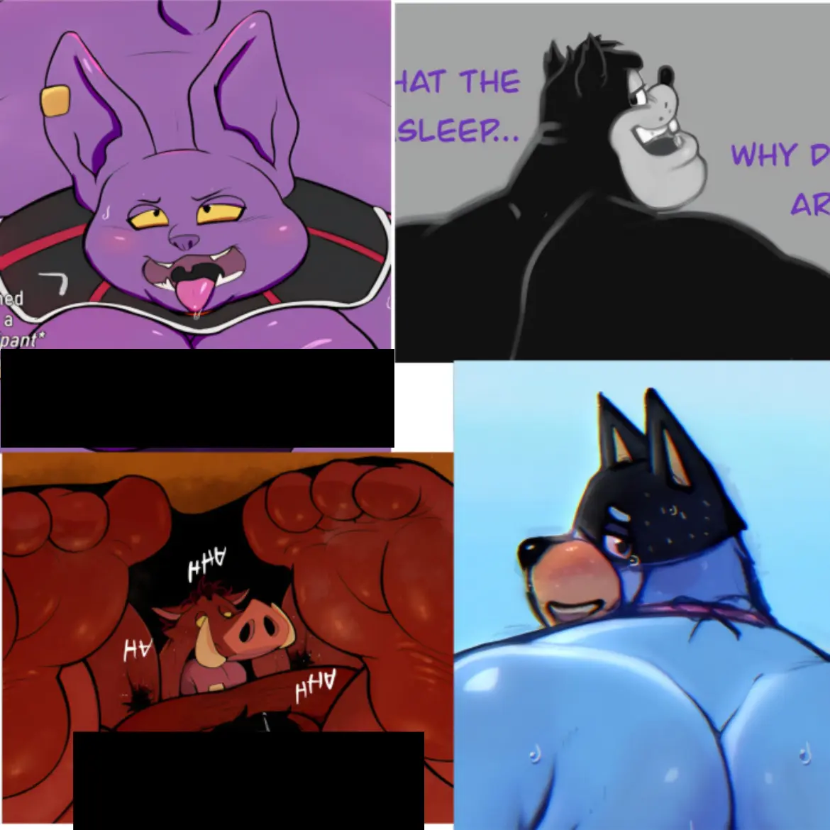 Avatar of Champa, Pete, Pumba and Bandit