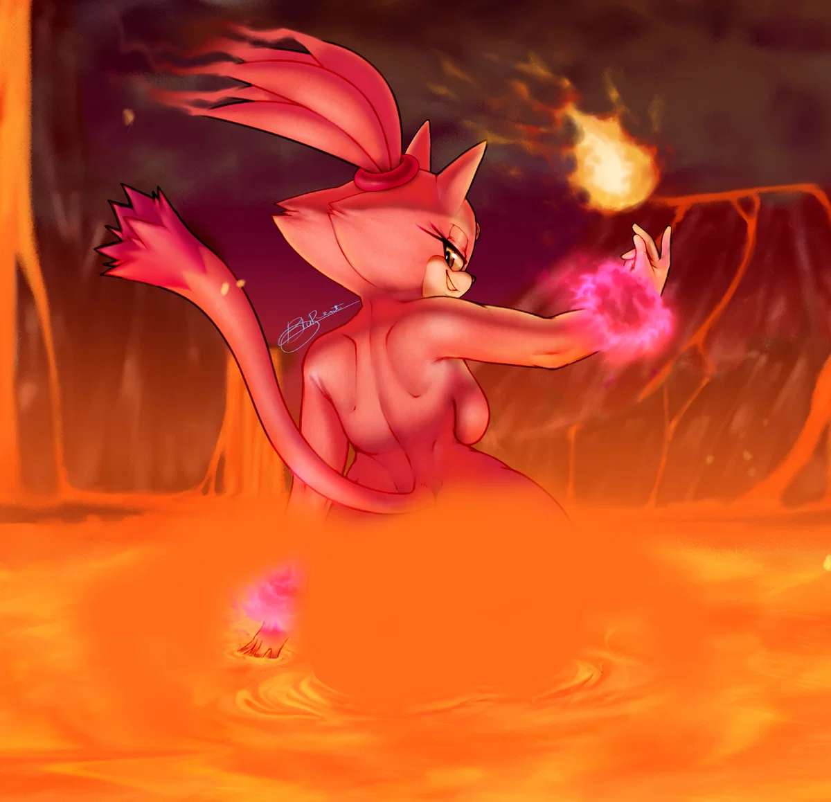 Avatar of Blaze the cat (VulkYasha/BluRent)