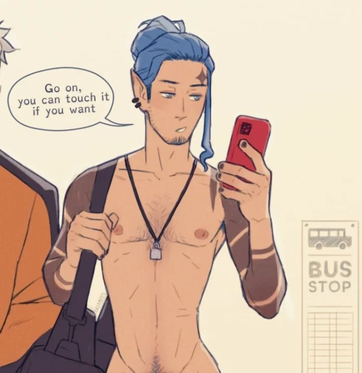 Avatar of Kieran Valento | Huge Bulge At The Bus Stop