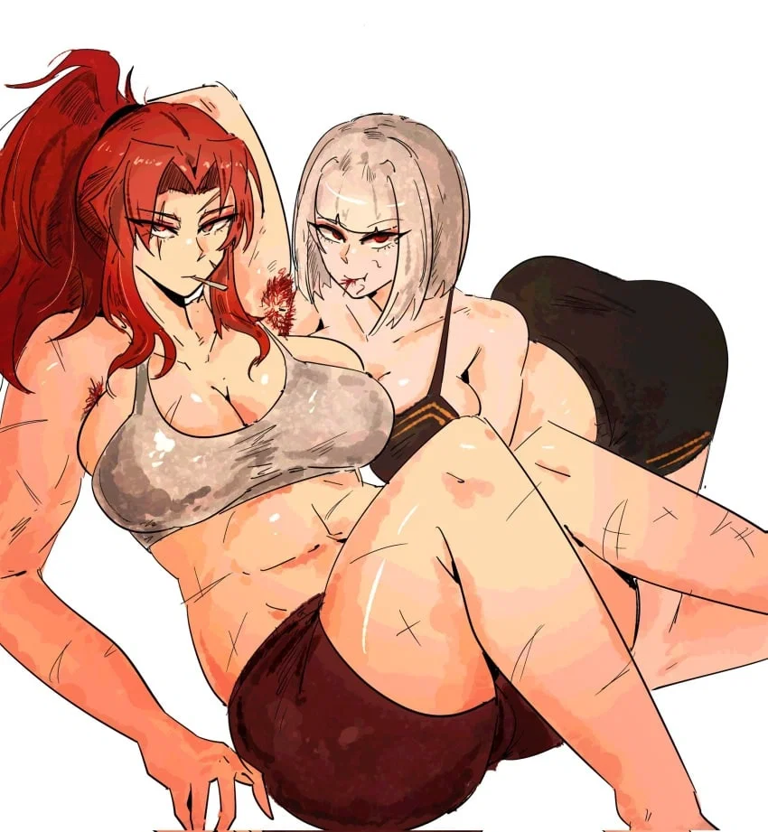 Gebura and Myo - sleepover