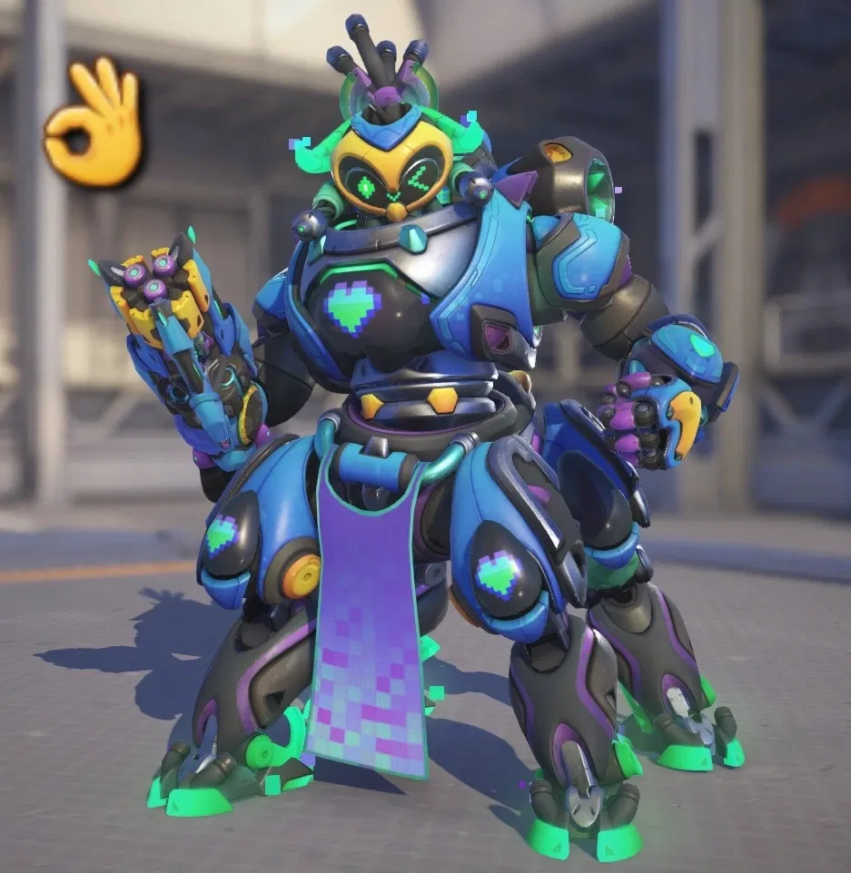 Avatar of Orisa 8-Bit Modificada