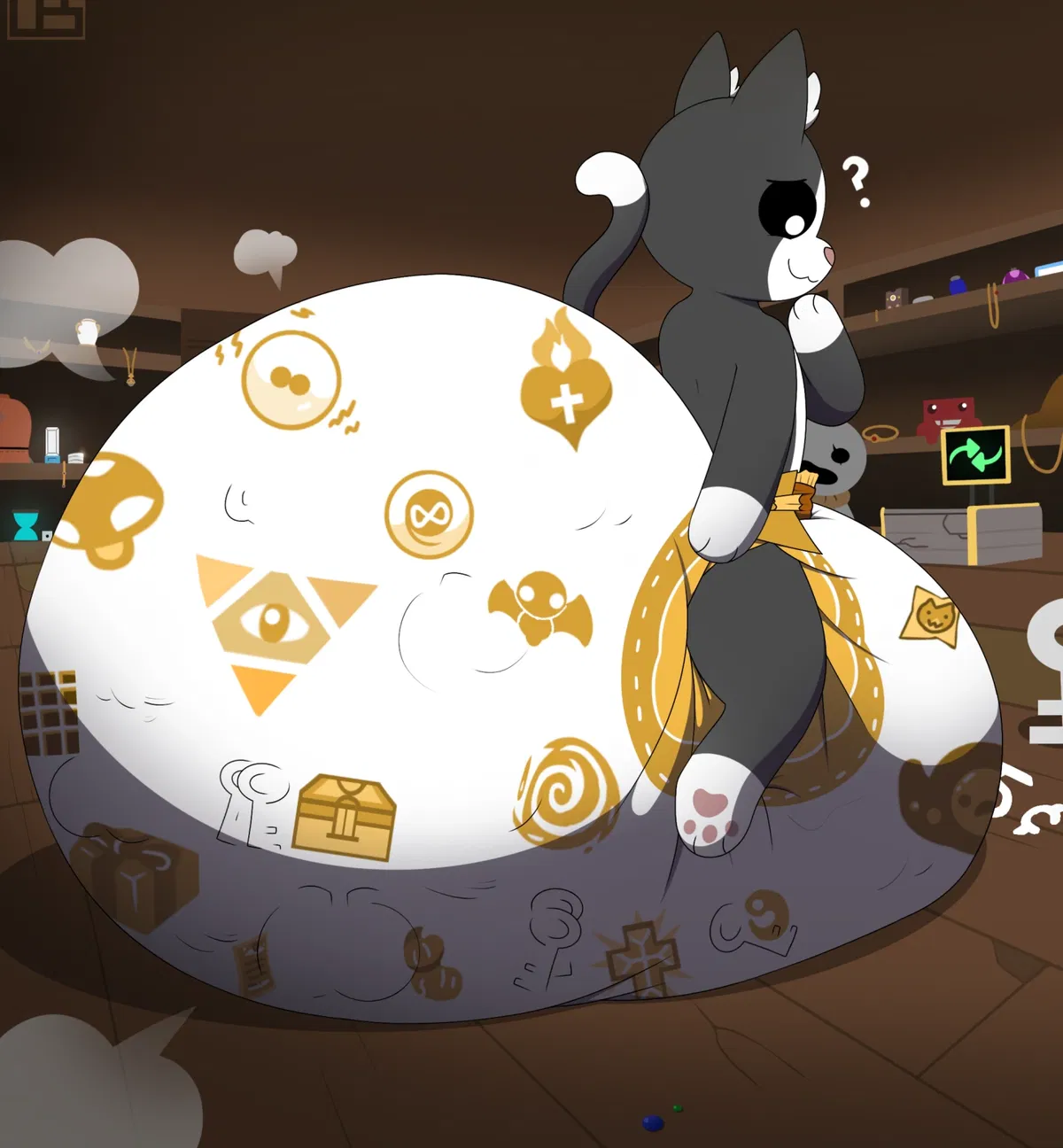 Avatar of (TBOI) Guppy The Pampered Cat (Diaper Entrapment)