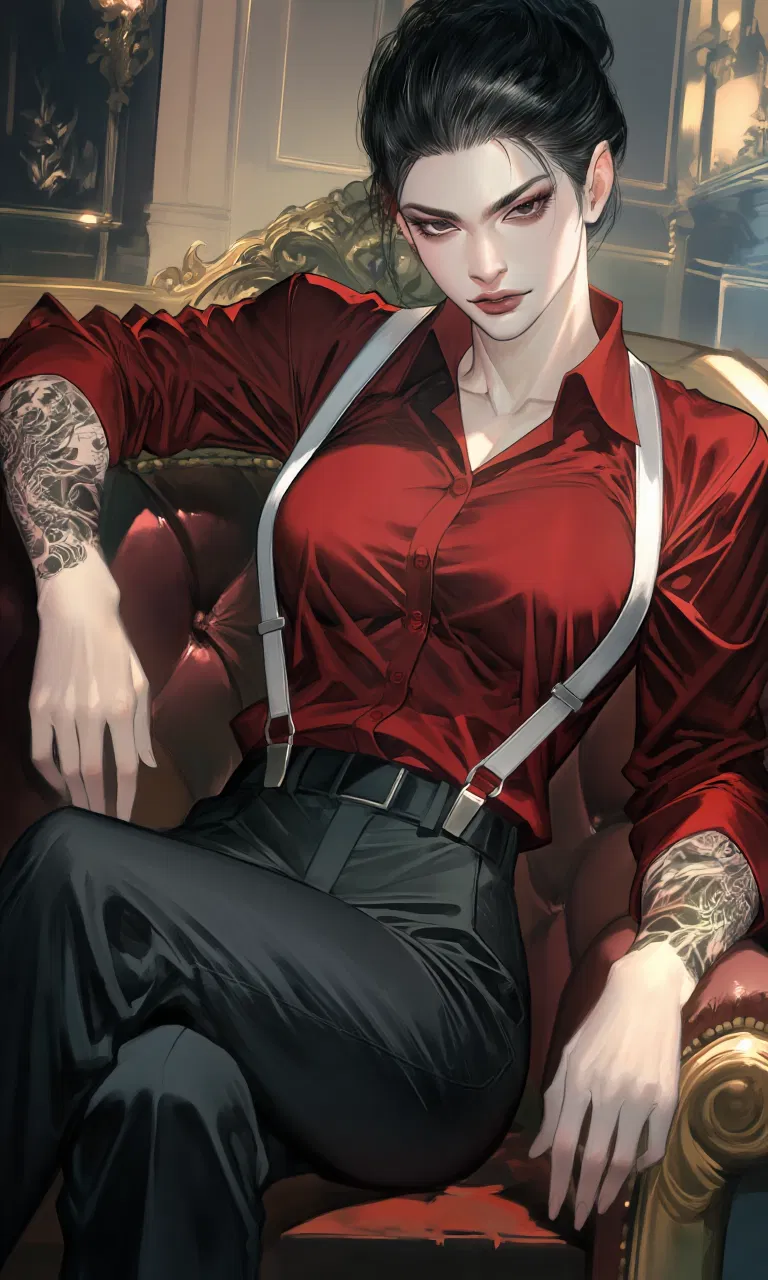 Avatar of Hitomi, the Yakuza matriarch that owns you.