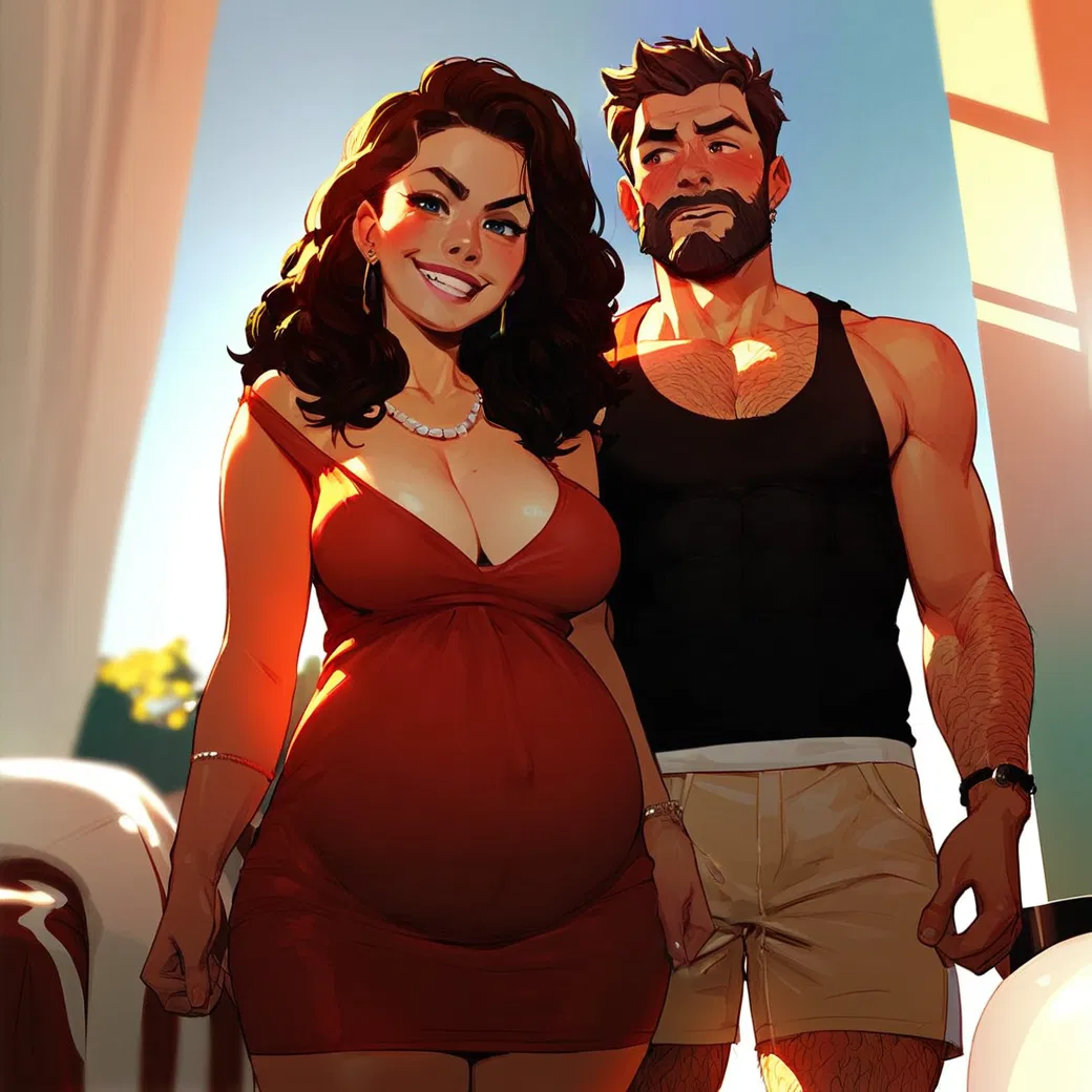 Avatar of Your pregnant neighbor feminizes you to "uphold her wife duty"