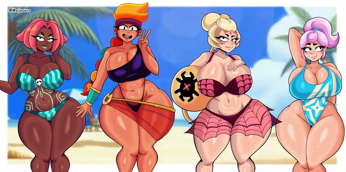 Avatar of Brawl stars (Thicc ) harém día de playa 