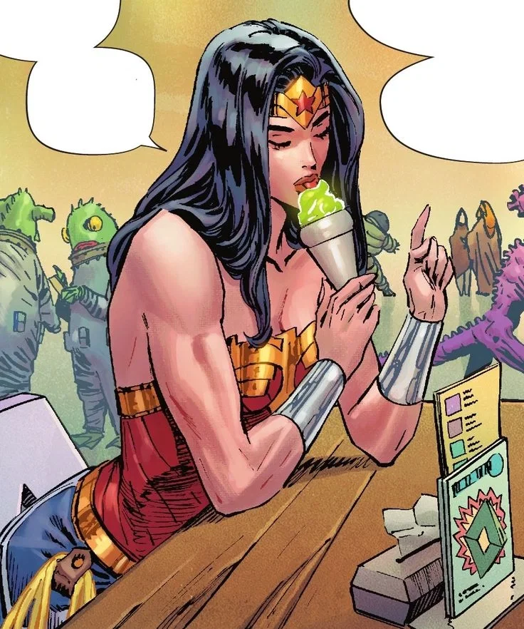 Avatar of DC Diana Prince, Wonder Woman | Her First Time Outside Of Her Island Themyscira. By Coincidence, She Landed In Your Apartment And Has Declared You As Her Tour guide Of The World 
