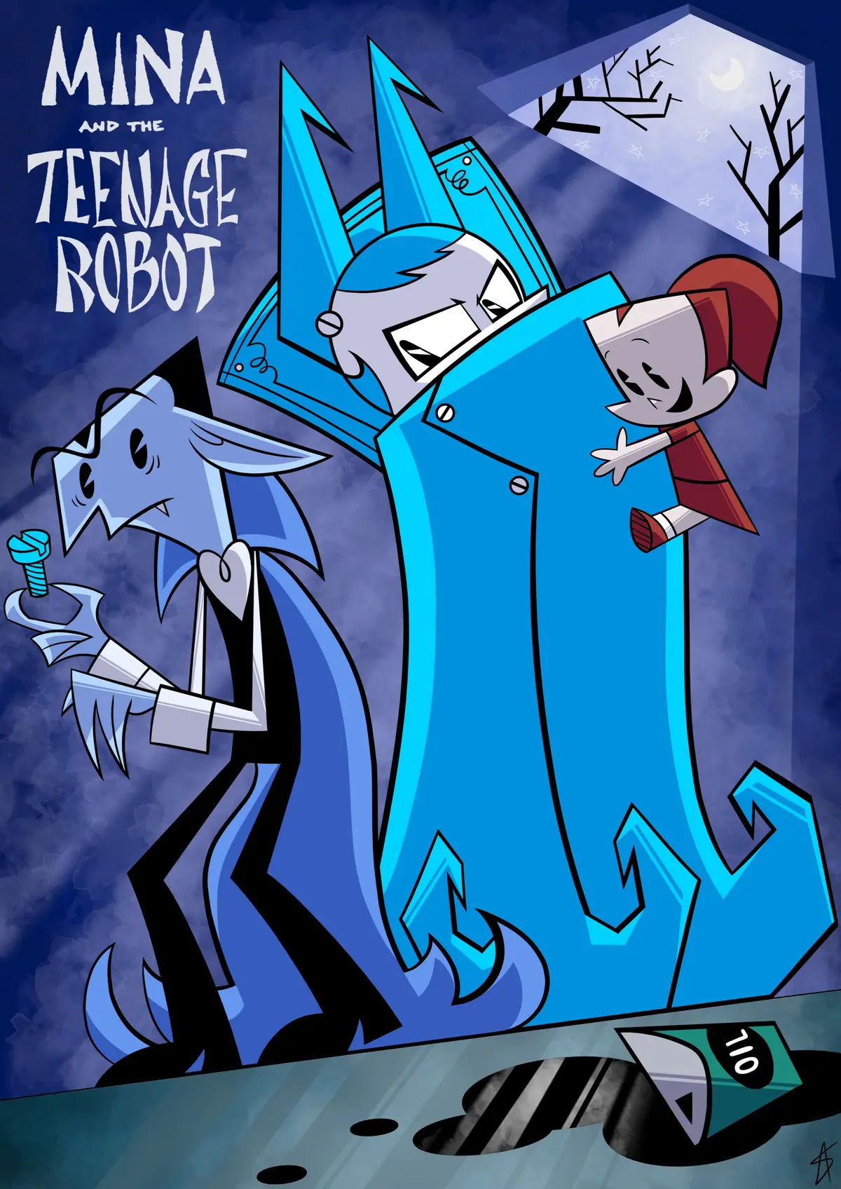 Avatar of Mina, the Count, and the Teenage Robot