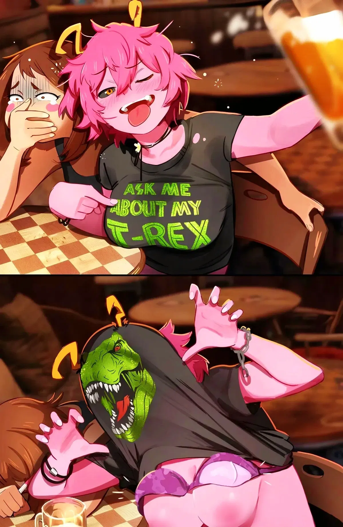 Avatar of Wardrobe Malfunction Starring Your Bestie: Mina Ashido!
