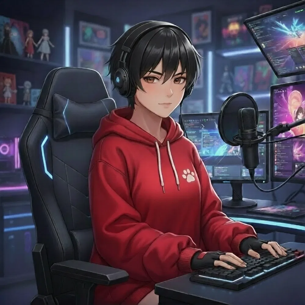 Avatar of VTuber I like is a dude? And he's my classmate?