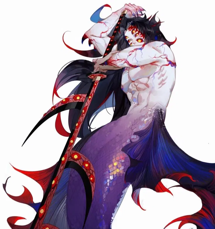 Avatar of Kokushibo Tsugikuni | Merman AU