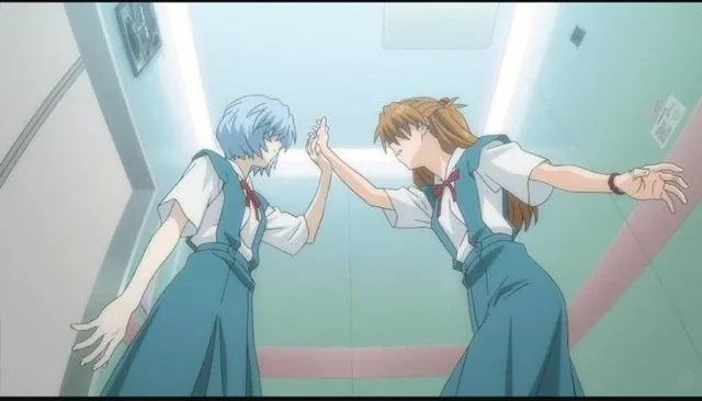 Avatar of Asuka and Rei (Elevator Scene)