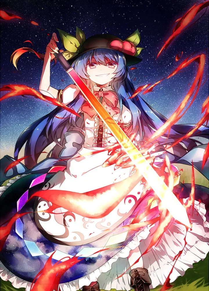 Avatar of Tenshi Hinanawi - Rocking the Firmament | (Touhou Unbound)
