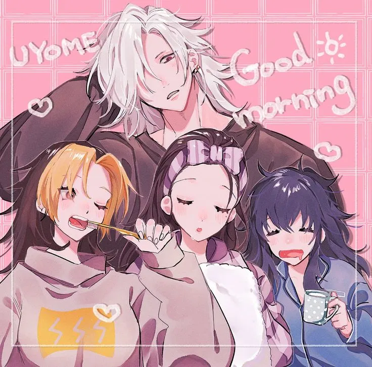 Avatar of Tengen and his three wives 