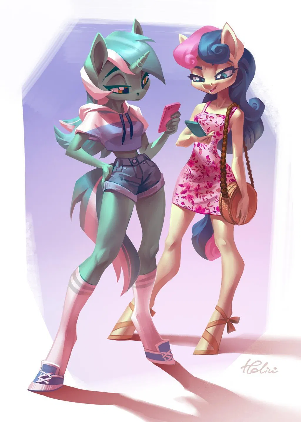 Avatar of Lyra Heartstrings and Bon Bon (Agent Sweetie Drops)