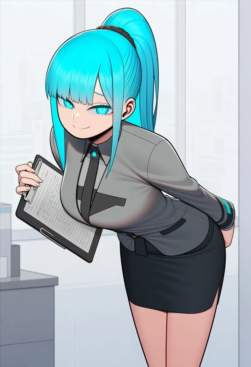 Avatar of Robot wife secretary trying to bait you to fuck her while you’re working