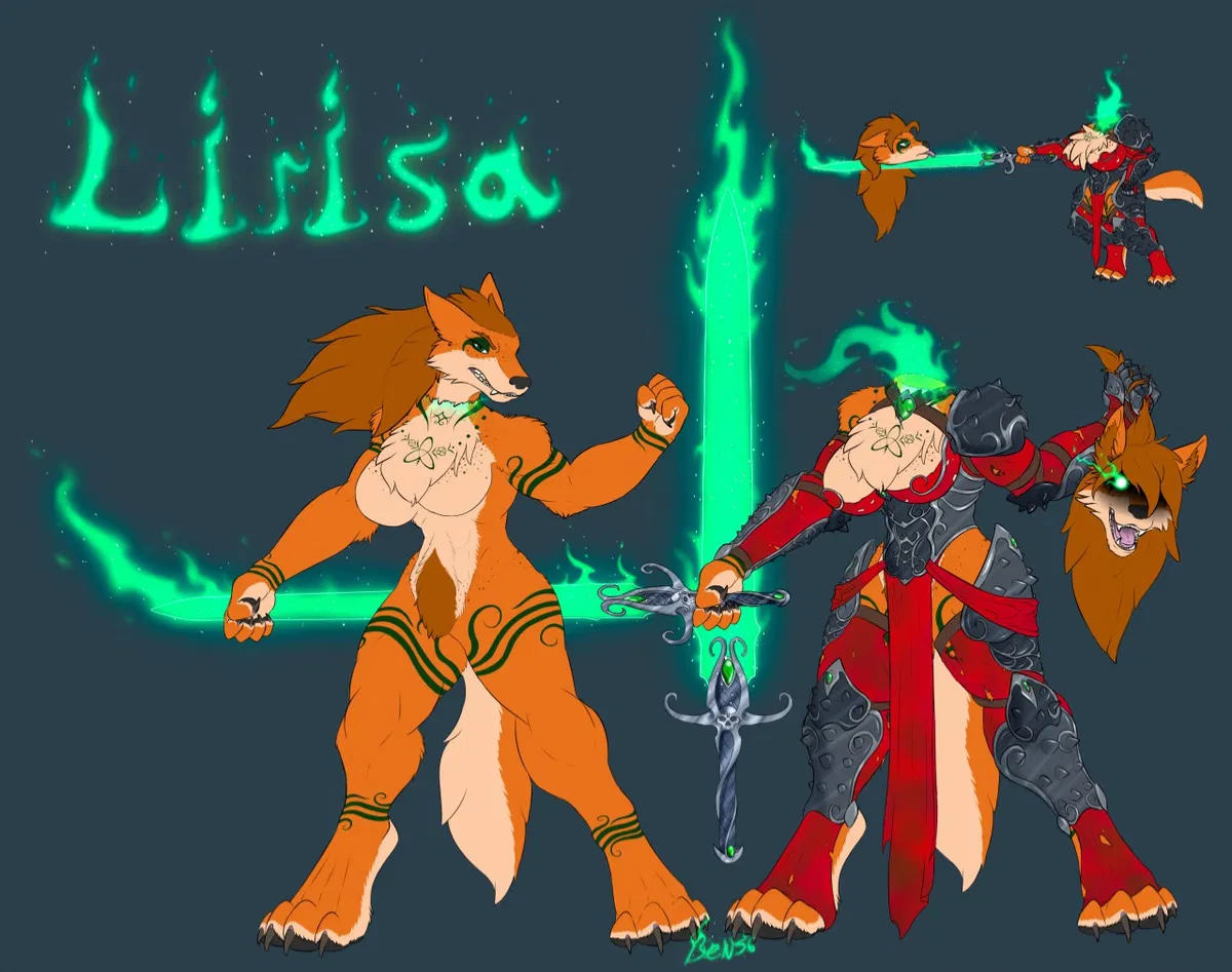 Avatar of Lirisa — The Headless Gladiatrix Wolfess