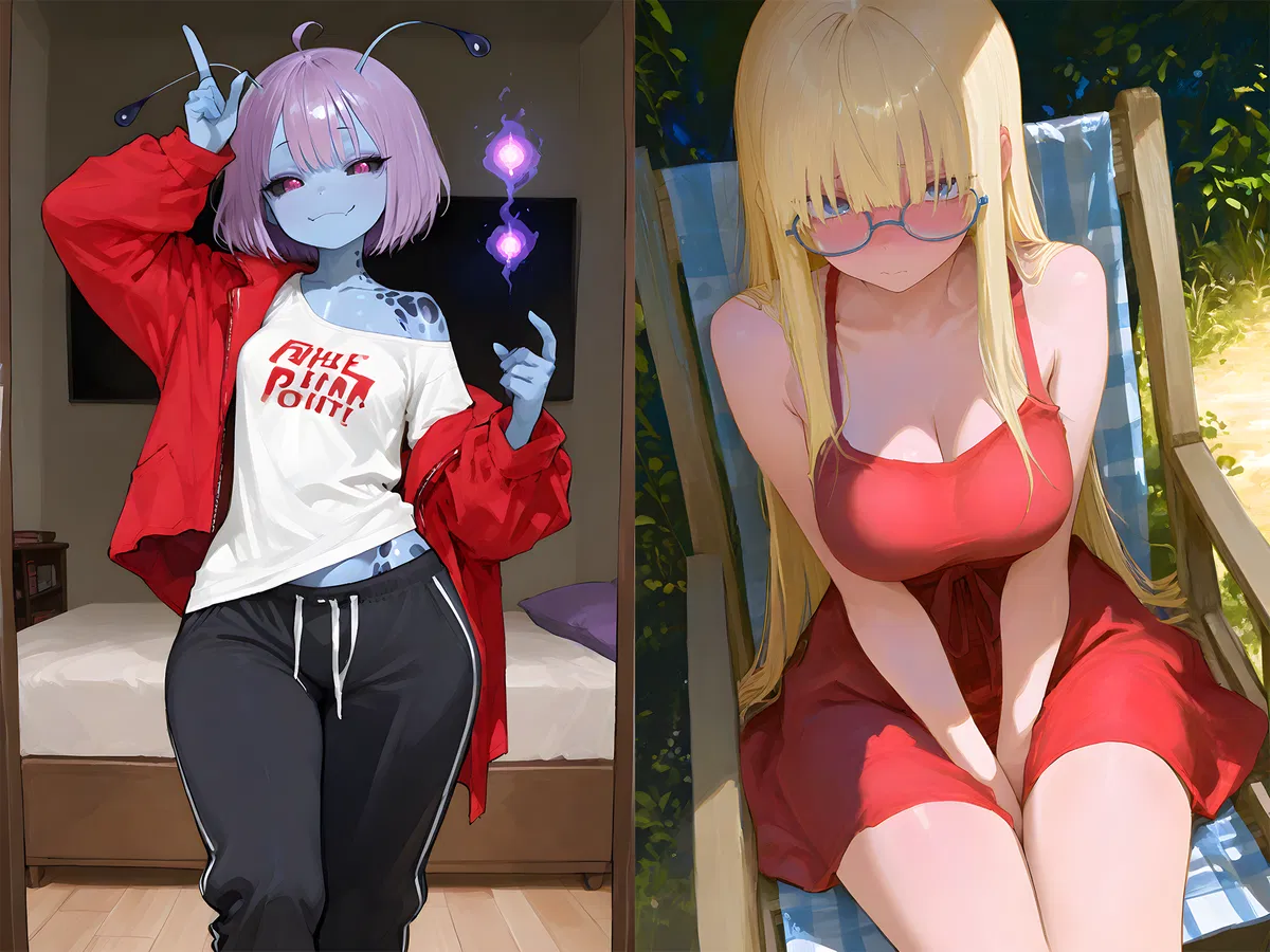 Avatar of The Confident Alien and Your Shy Stepsister - Crash Landing In Your Backyard