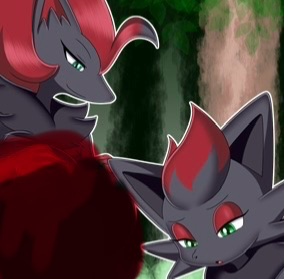 Avatar of Zorua and Zoroark (Pokémon/ Tasogare Aozora) (I was lost in the Zoroark forest, only to find a strange haunted Japanese mansion…!)